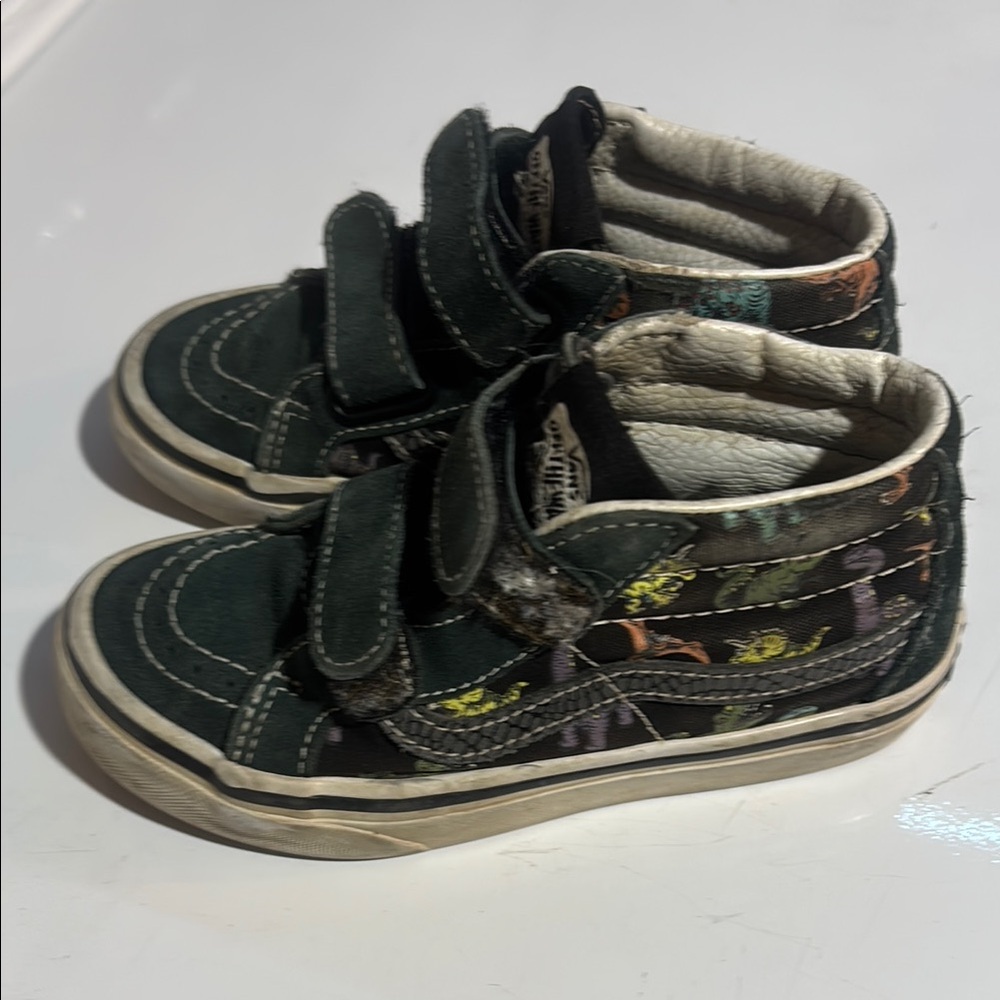 Vans Black High-Top Sneakers with Velcro Straps - Picture 2 of 4